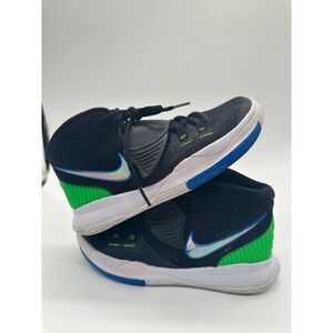 Nike Kyrie 6 VI Trophies Black Green Youth Basketball Shoes Sneakers